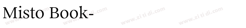 Misto Book字体转换